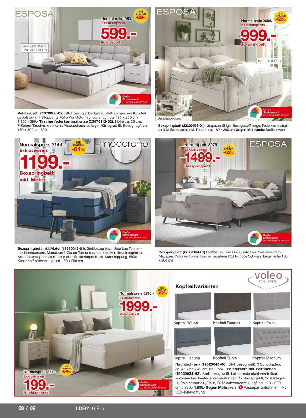 Möbelzentrum Pforzheim Prospekt (ab 03.01.2026) zum Blättern - Seite 8