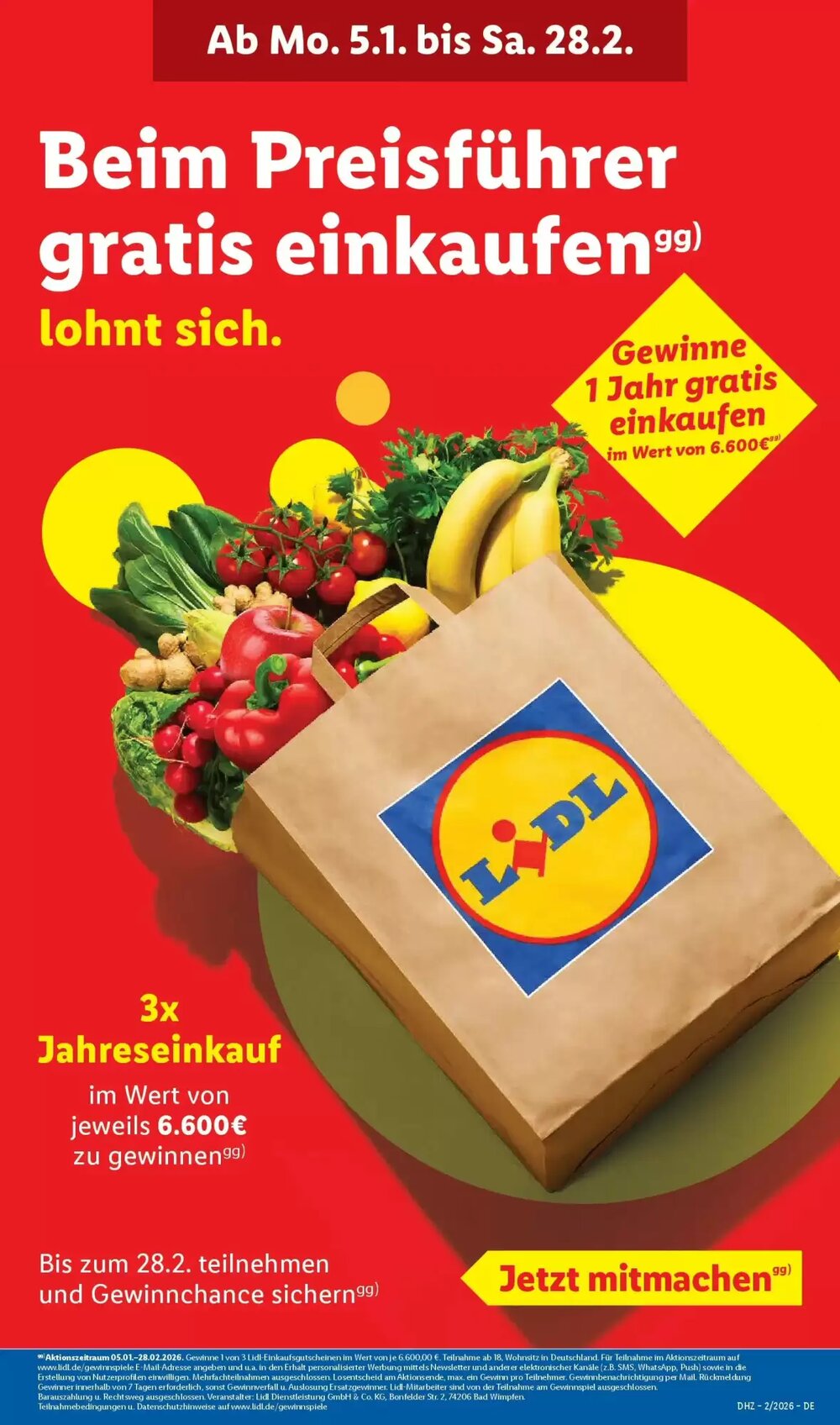 Lidl Prospekt (ab 04.01.2026) zum Blättern - Seite 61