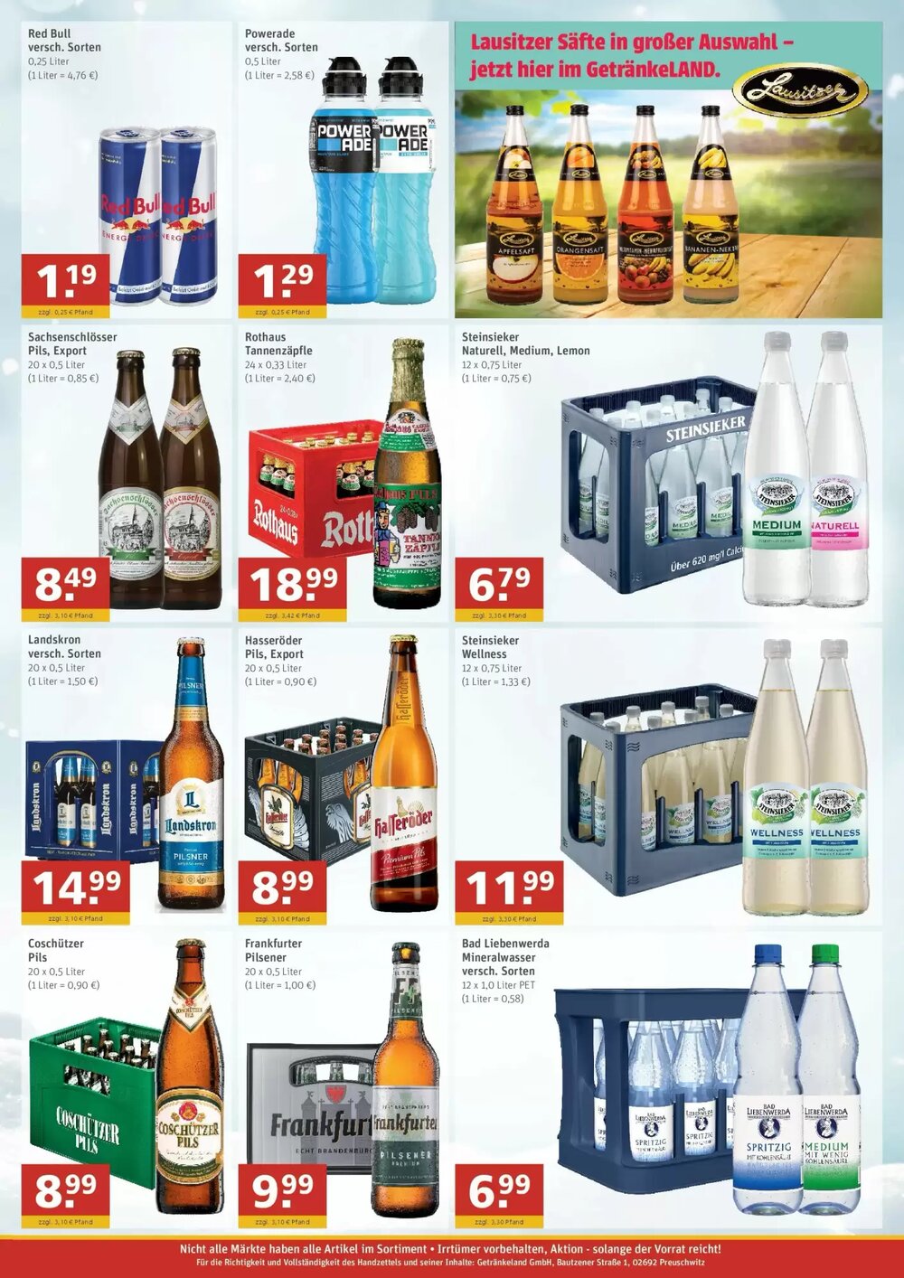 Getränkeland Prospekt (ab 04.01.2026) zum Blättern - Seite 3