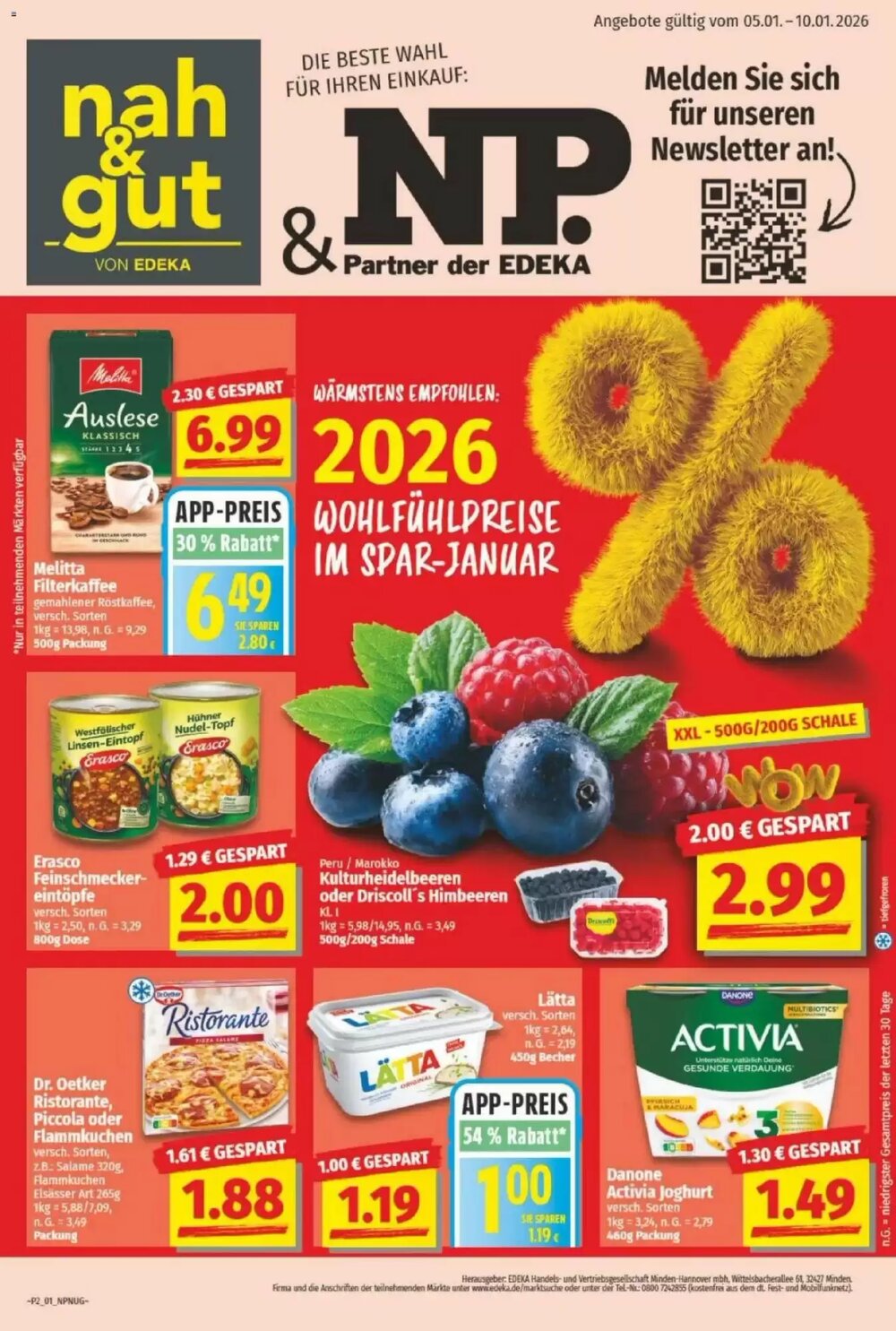 NP Discount Prospekt (ab 04.01.2026) zum Blättern - Seite 1