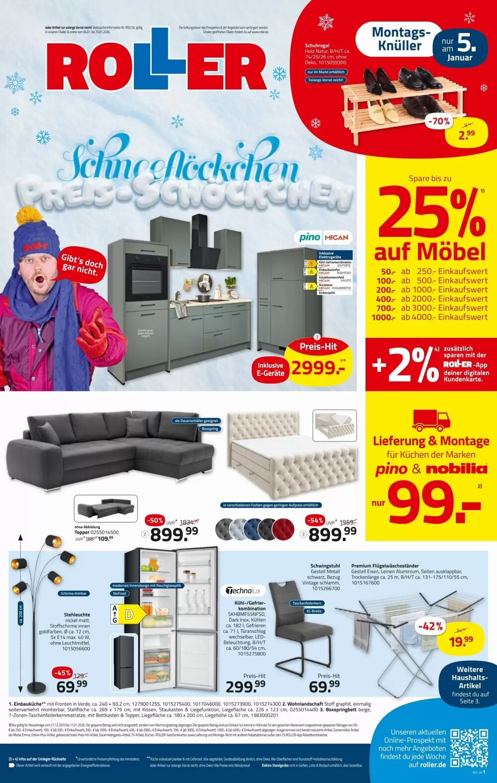 ROLLER Prospekt (ab 04.01.2026) zum Blättern - Seite 1