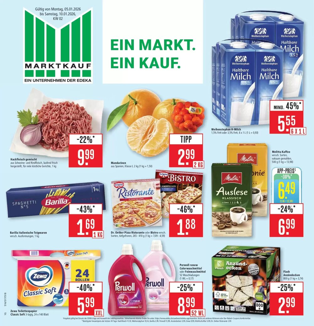 Marktkauf Prospekt (ab 04.01.2026) zum Blättern - Seite 1