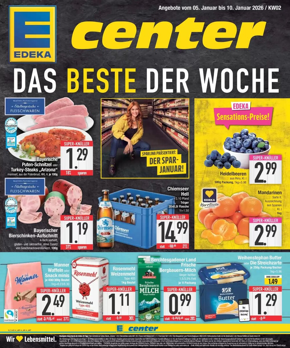E-Center Prospekt (ab 04.01.2026) zum Blättern - Seite 1