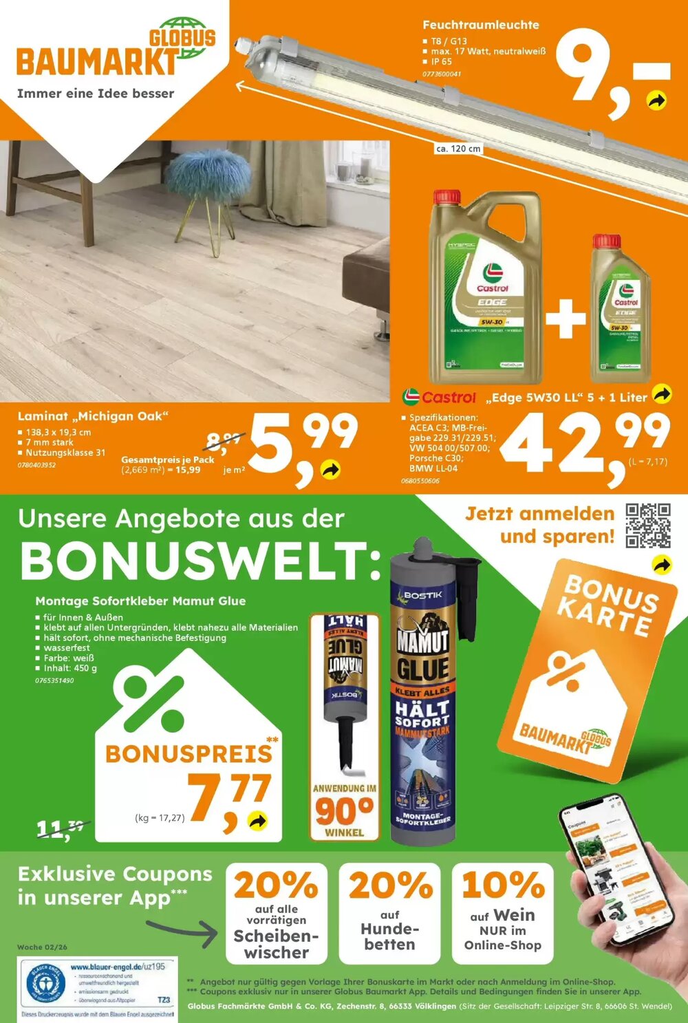 Globus Baumarkt Prospekt (ab 04.01.2026) zum Blättern - Seite 15