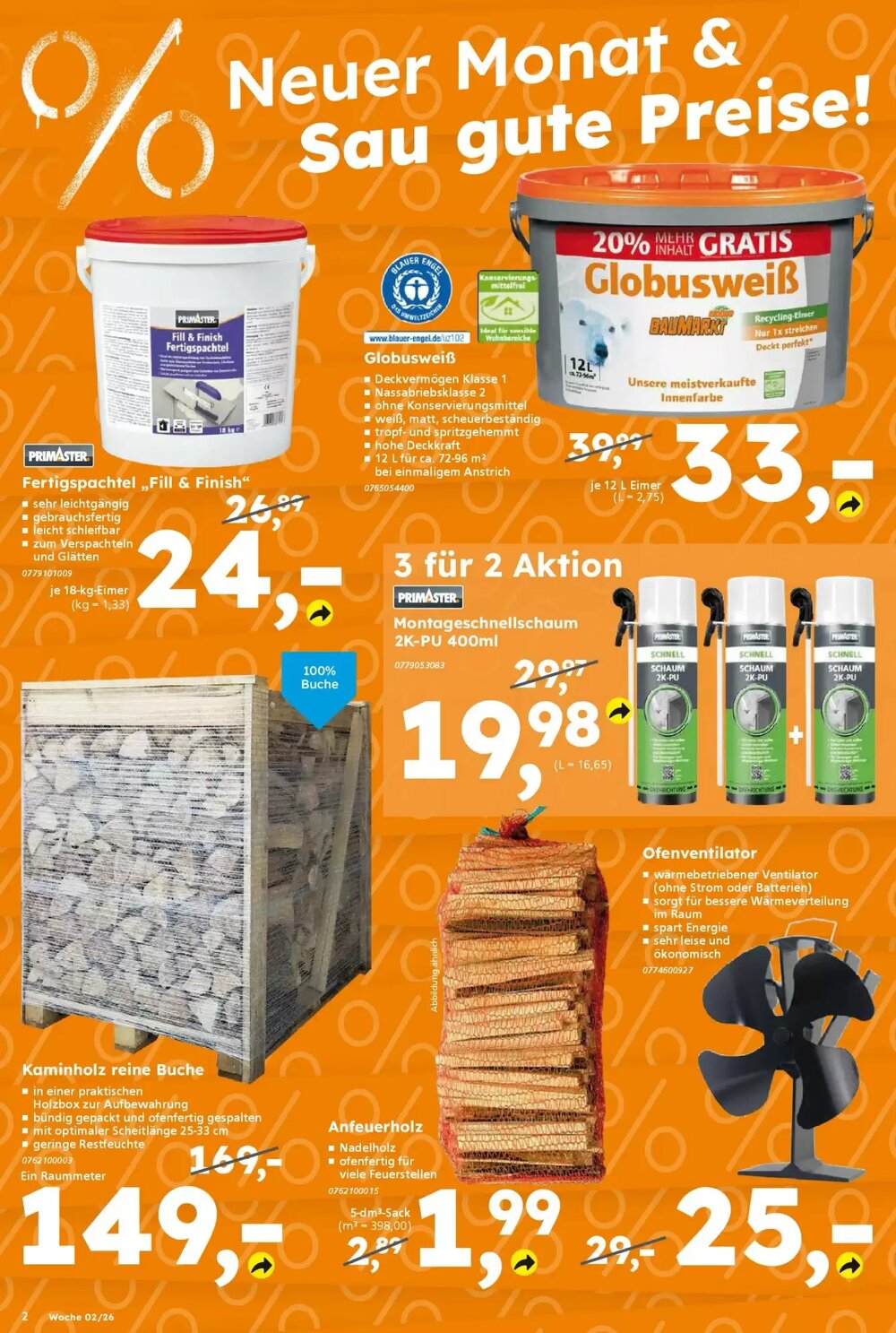 Globus Baumarkt Prospekt (ab 04.01.2026) zum Blättern - Seite 2