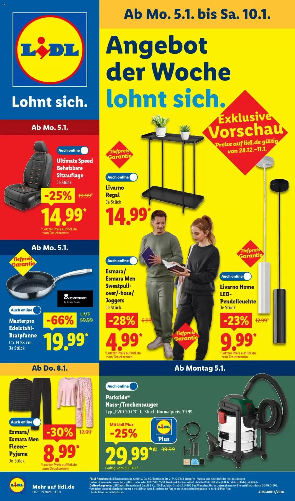 Lidl Prospekt (ab 05.01.2026) zum Blättern - Seite 1