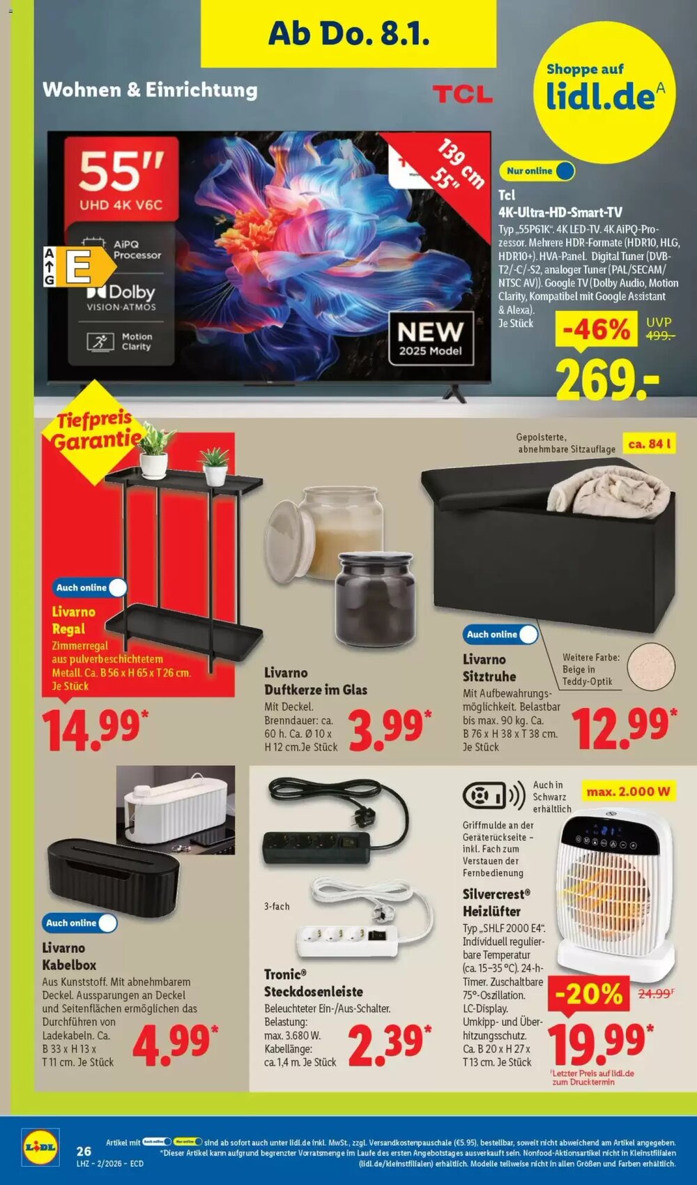 Lidl Prospekt (ab 05.01.2026) zum Blättern - Seite 20