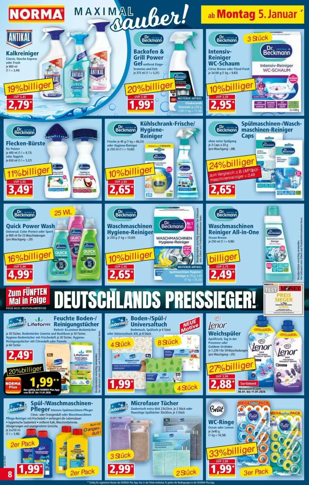 Norma Prospekt (ab 05.01.2026) zum Blättern - Seite 8