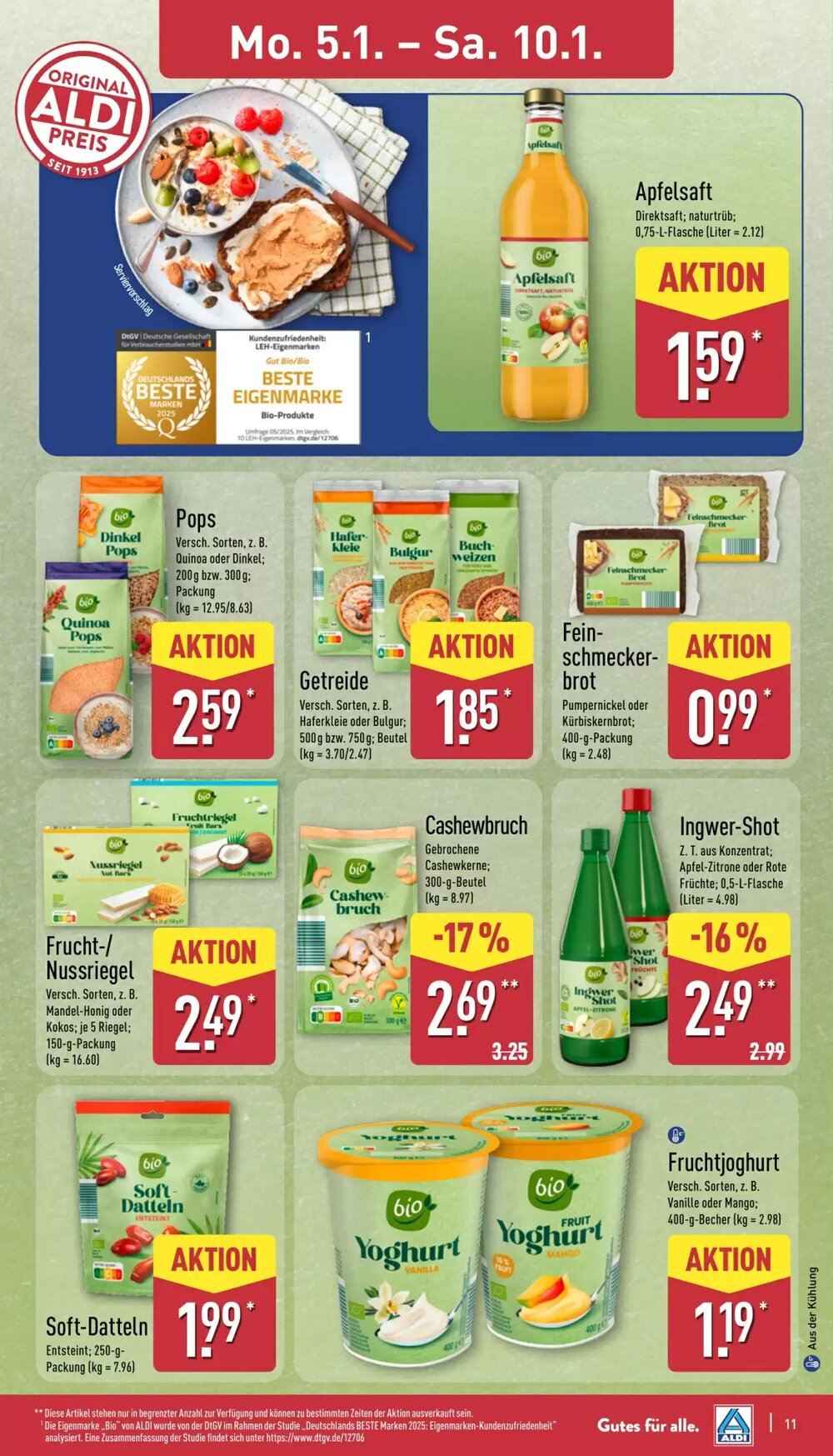 Aldi Nord Prospekt (ab 05.01.2026) zum Blättern - Seite 11