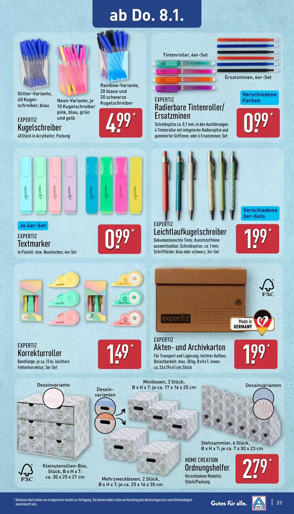 Aldi Nord Prospekt (ab 05.01.2026) zum Blättern - Seite 23