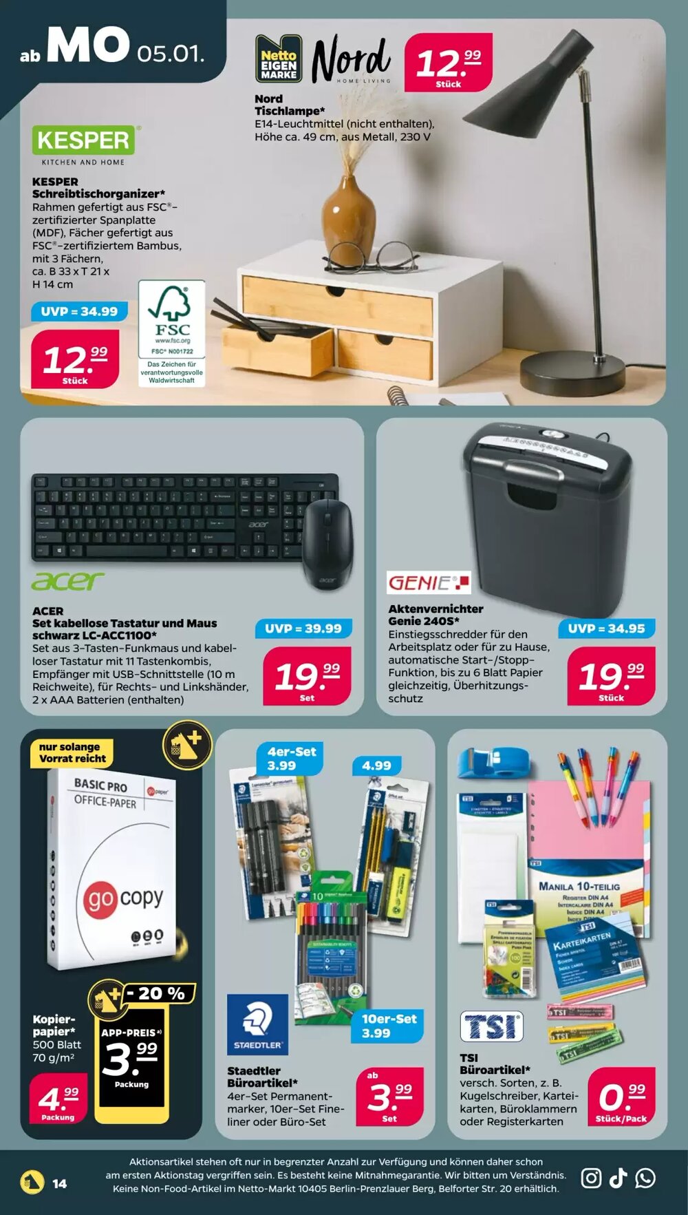 NETTO Prospekt (ab 05.01.2026) zum Blättern - Seite 20