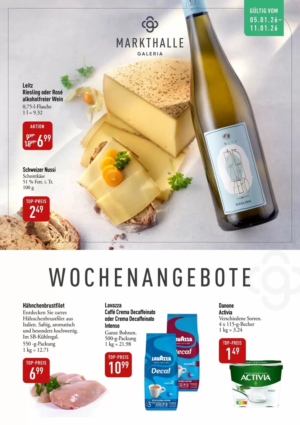Galeria Markthalle Prospekt (ab 05.01.2026) zum Blättern - Seite 1