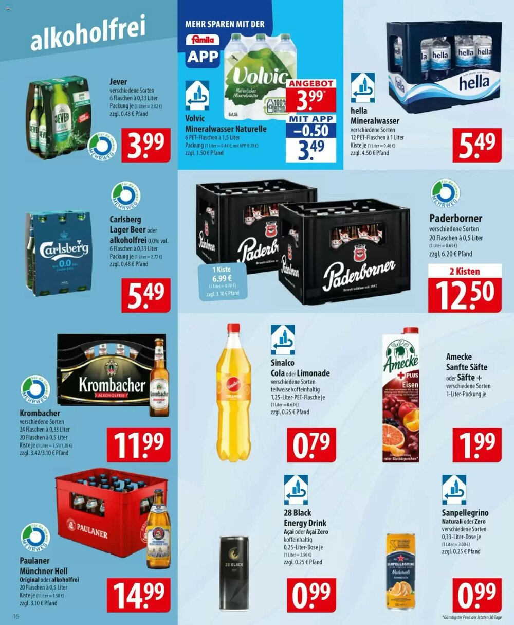 Famila Nord Ost Prospekt (ab 05.01.2026) zum Blättern - Seite 16