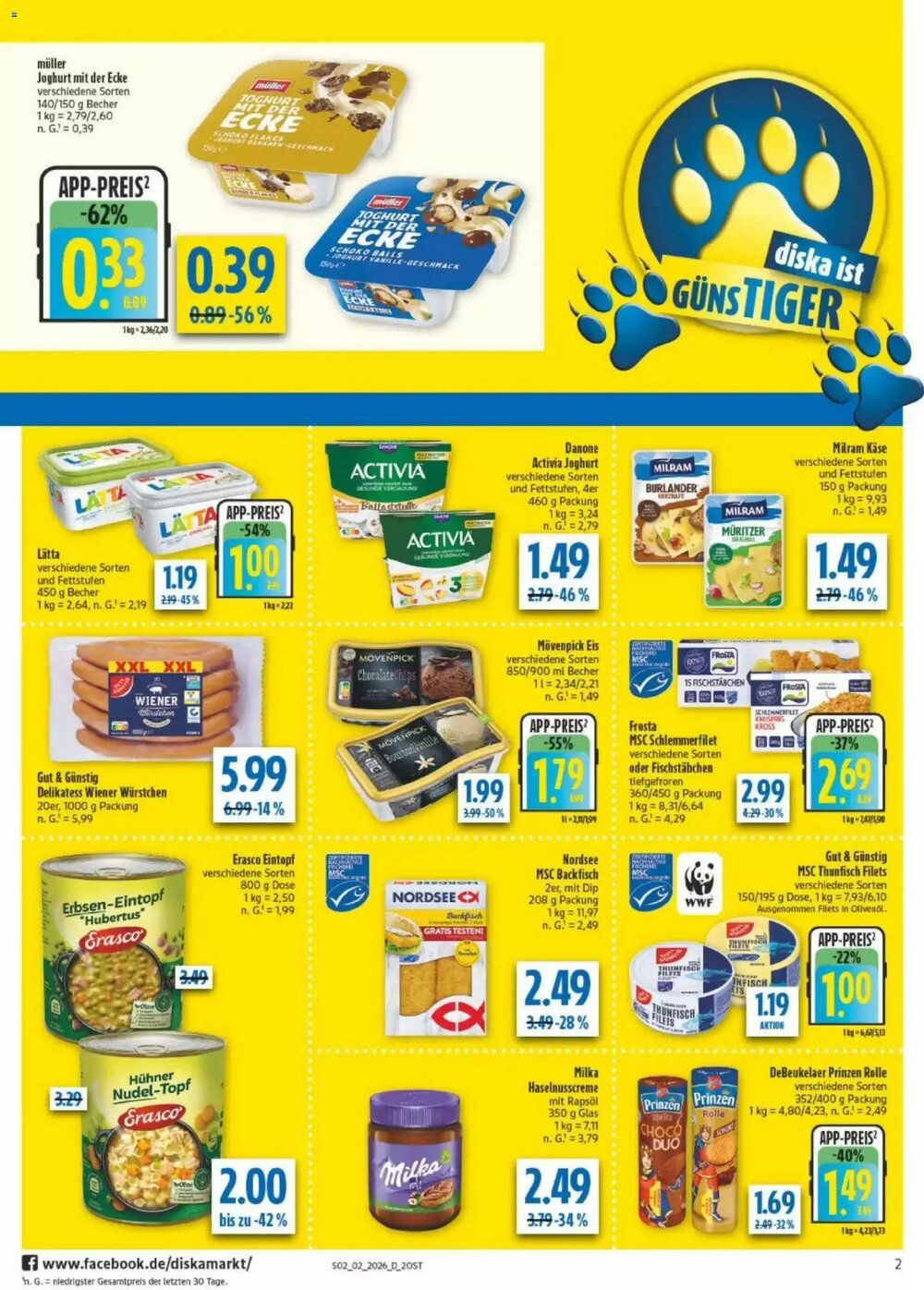 diska Prospekt (ab 05.01.2026) zum Blättern - Seite 2