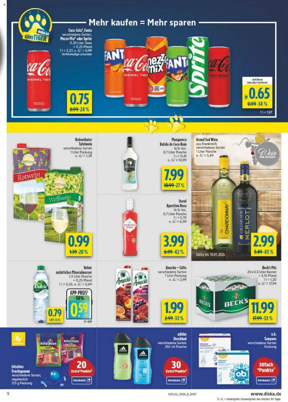 diska Prospekt (ab 05.01.2026) zum Blättern - Seite 9