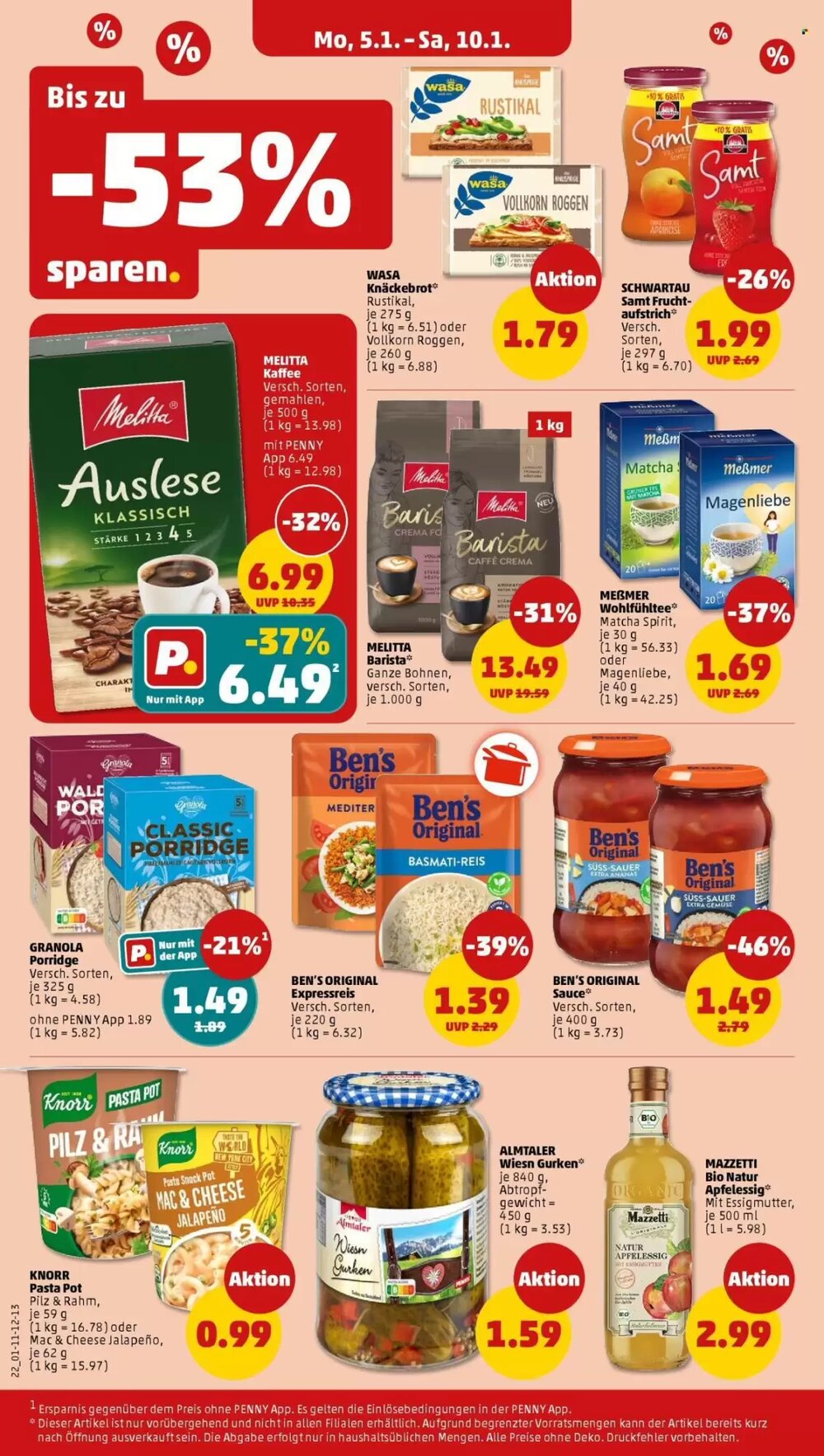 PENNY Prospekt (ab 05.01.2026) zum Blättern - Seite 22