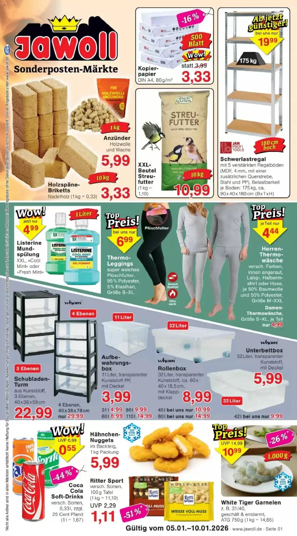 Jawoll Prospekt (ab 05.01.2026) zum Blättern - Seite 1