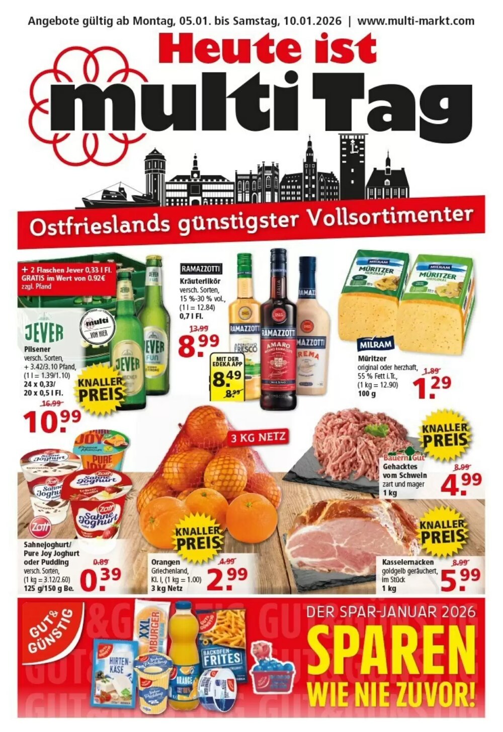 Multi Markt Prospekt (ab 05.01.2026) zum Blättern - Seite 1