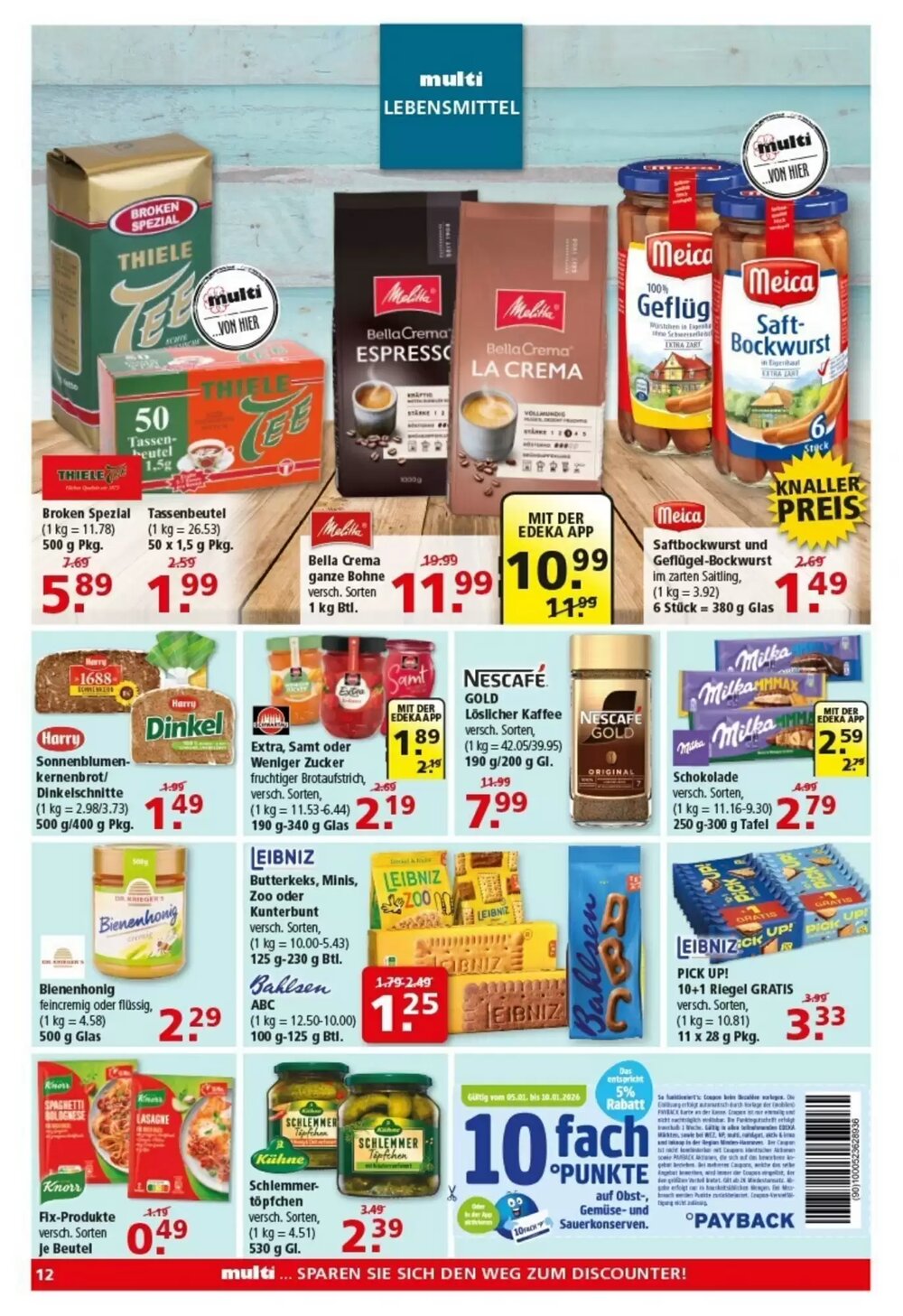 Multi Markt Prospekt (ab 05.01.2026) zum Blättern - Seite 12