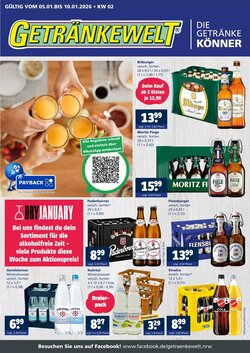 Getränkewelt Prospekt (ab 05.01.2026) zum Blättern