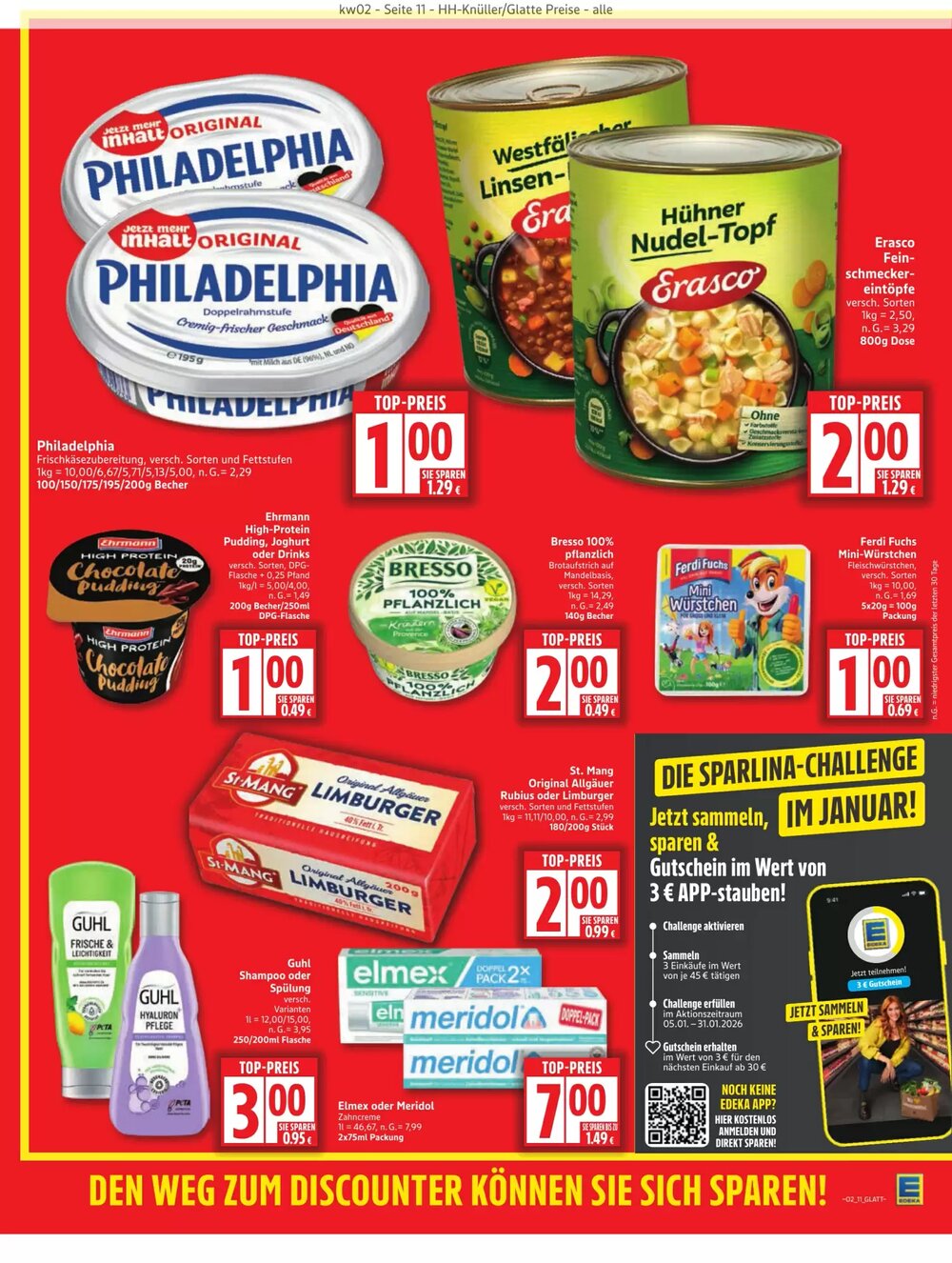 EDEKA Stralsund Prospekt (ab 05.01.2026) zum Blättern - Seite 11