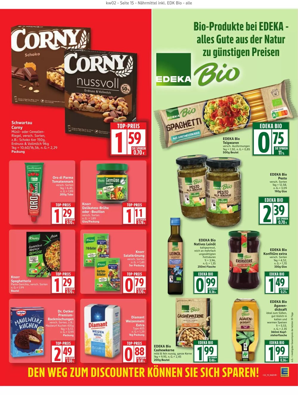 EDEKA Stralsund Prospekt (ab 05.01.2026) zum Blättern - Seite 15
