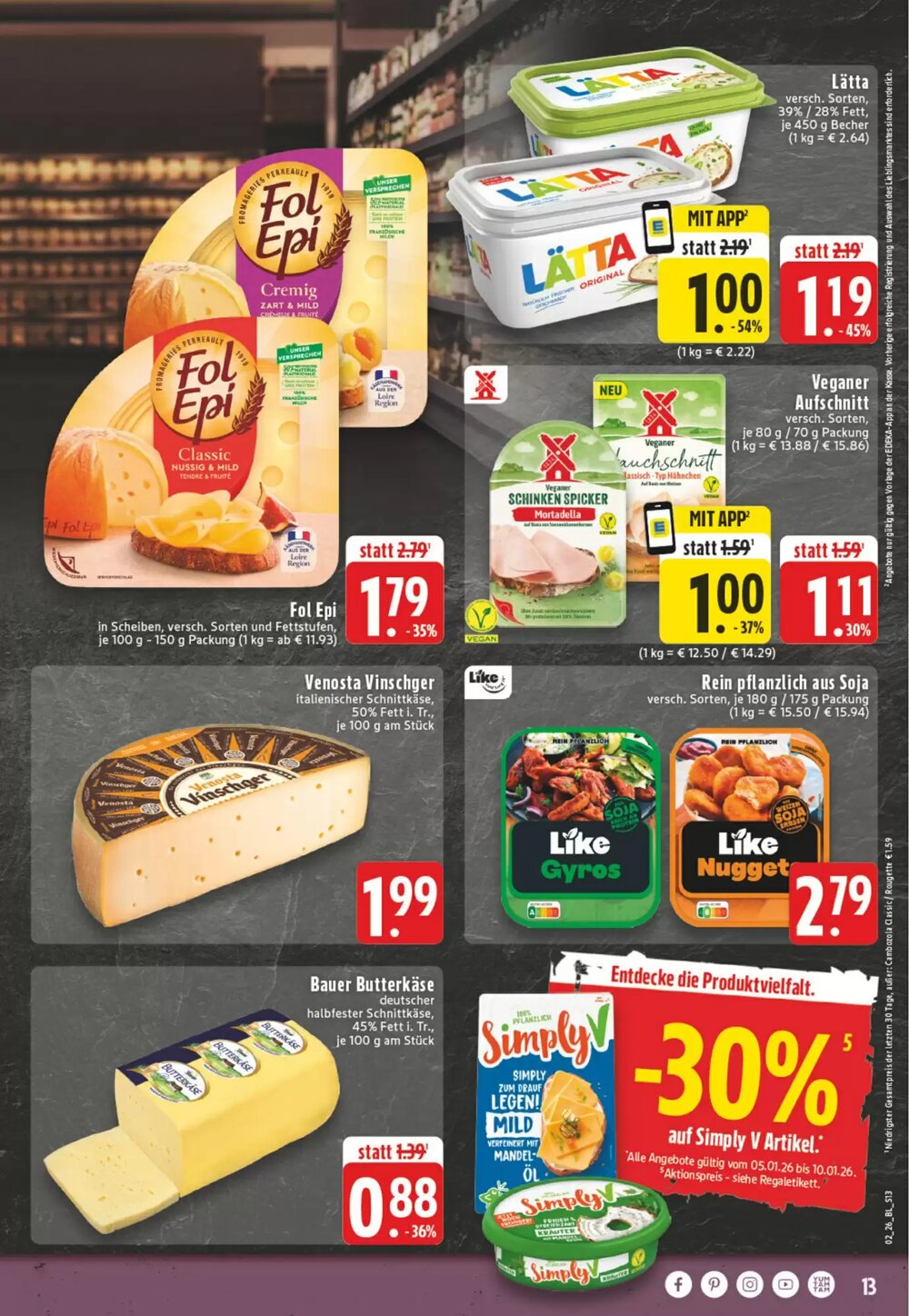 EDEKA Vogl Prospekt (ab 05.01.2026) zum Blättern - Seite 13
