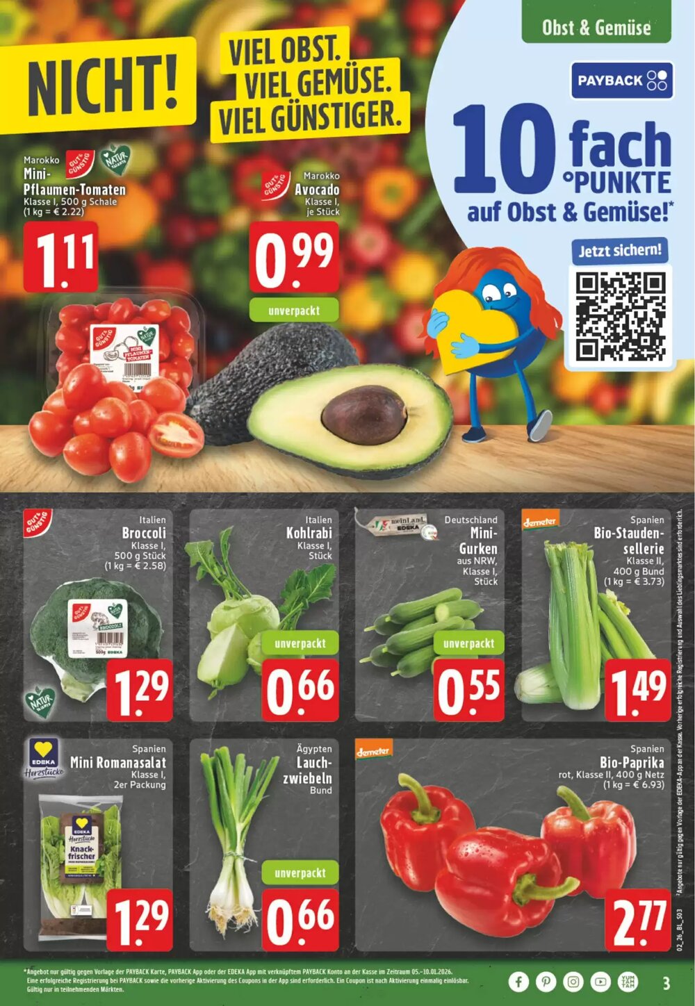 EDEKA Vogl Prospekt (ab 05.01.2026) zum Blättern - Seite 3