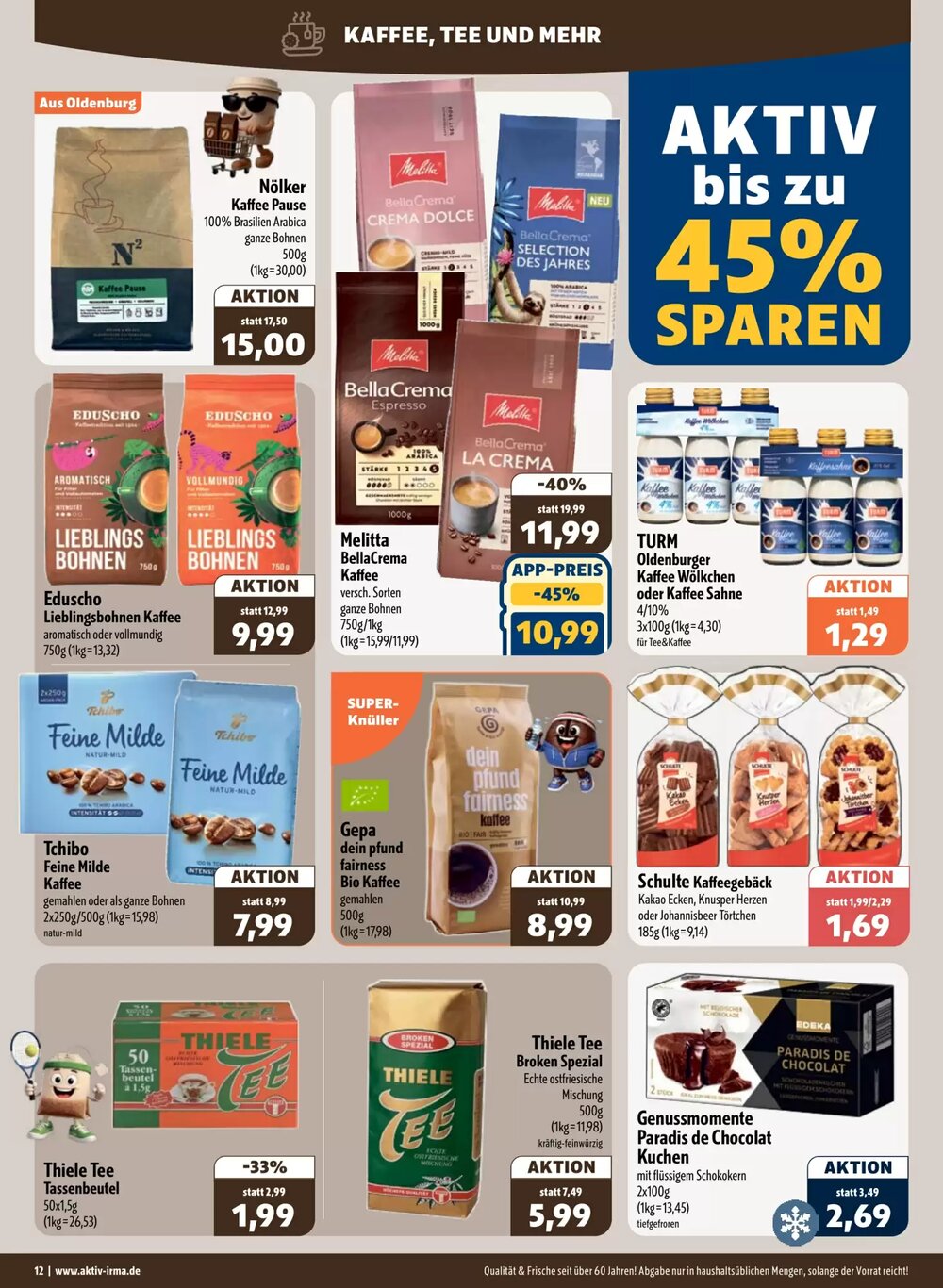Aktiv Irma Prospekt (ab 05.01.2026) zum Blättern - Seite 12