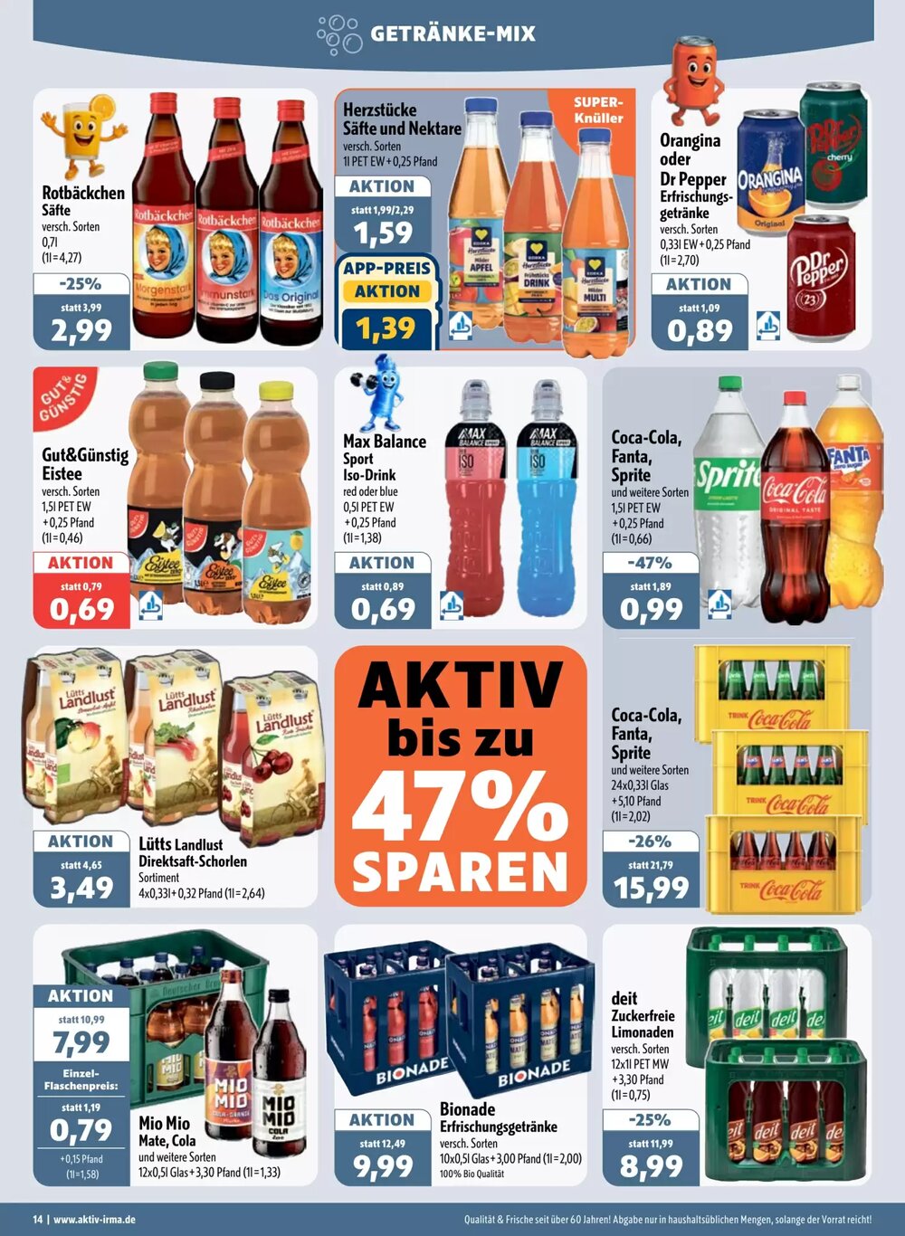 Aktiv Irma Prospekt (ab 05.01.2026) zum Blättern - Seite 14