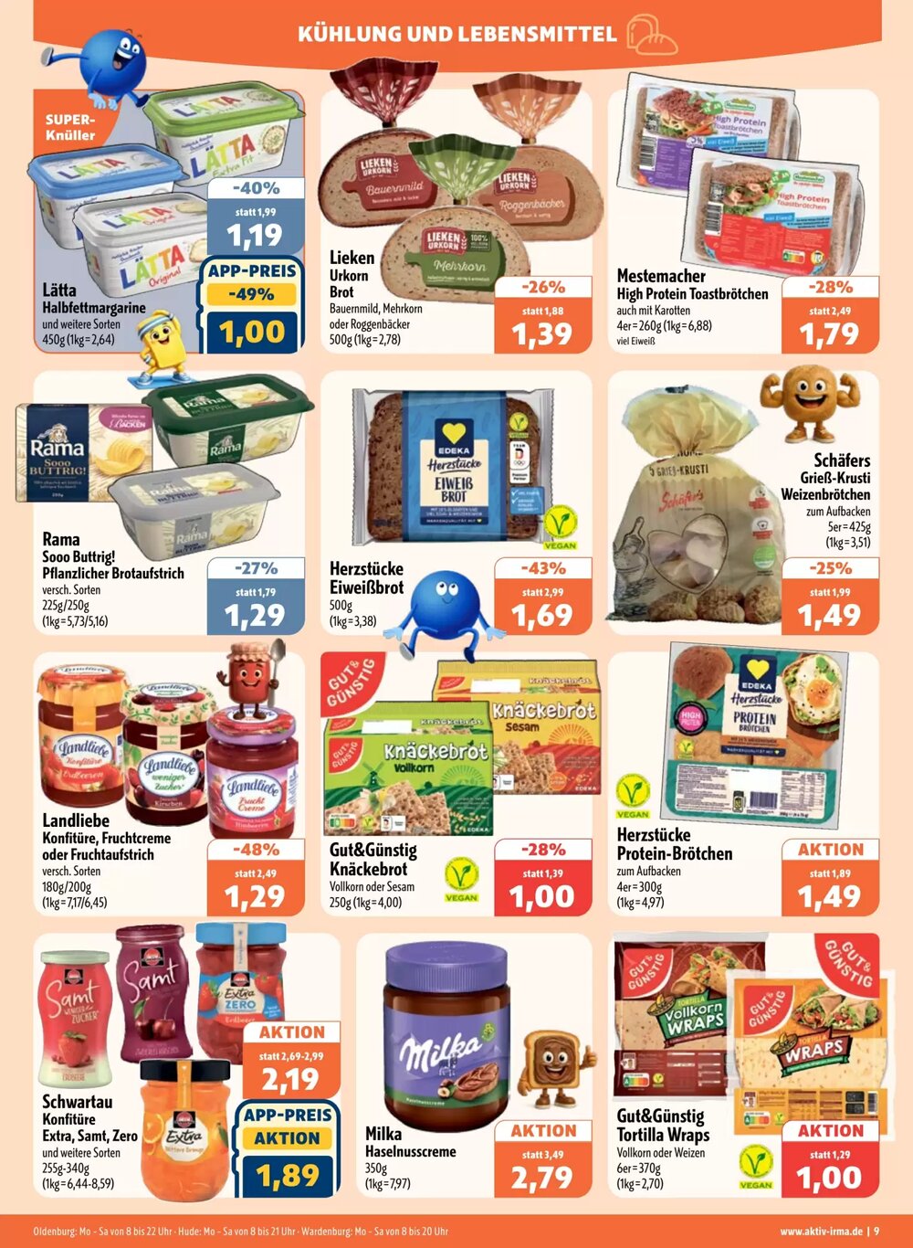 Aktiv Irma Prospekt (ab 05.01.2026) zum Blättern - Seite 9