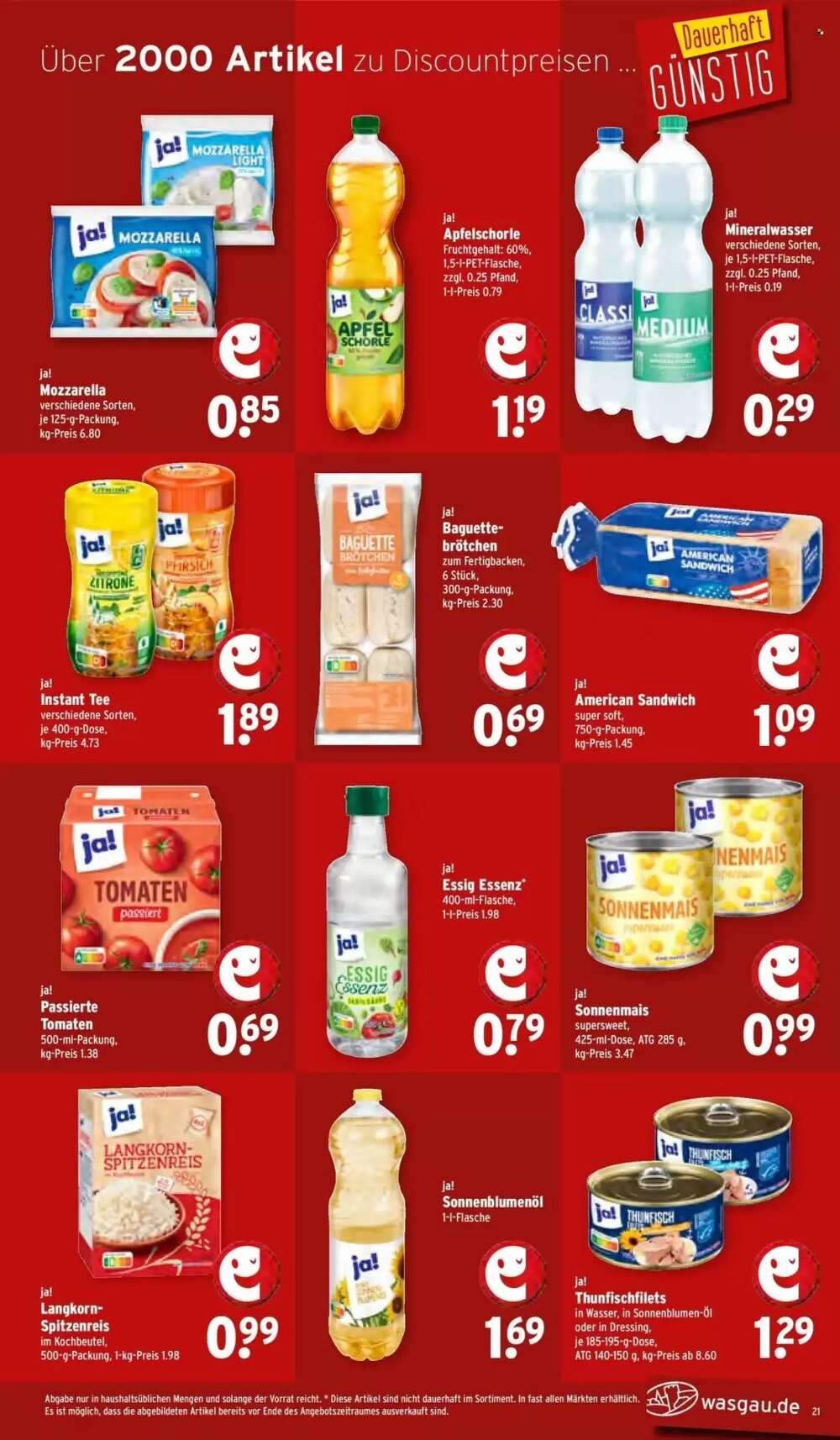 Wasgau Prospekt (ab 05.01.2026) zum Blättern - Seite 21