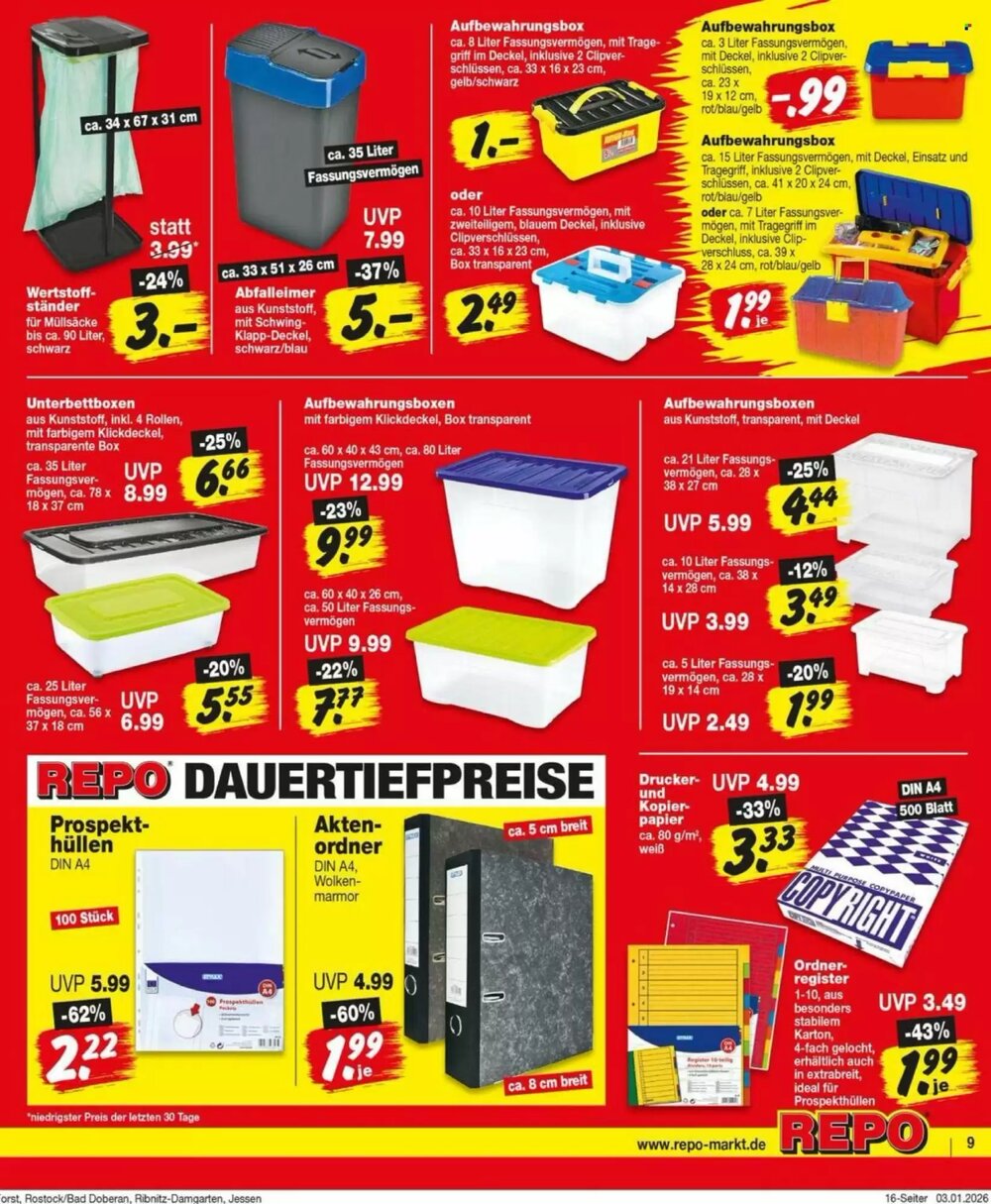 Repo Markt Prospekt (ab 05.01.2026) zum Blättern - Seite 9