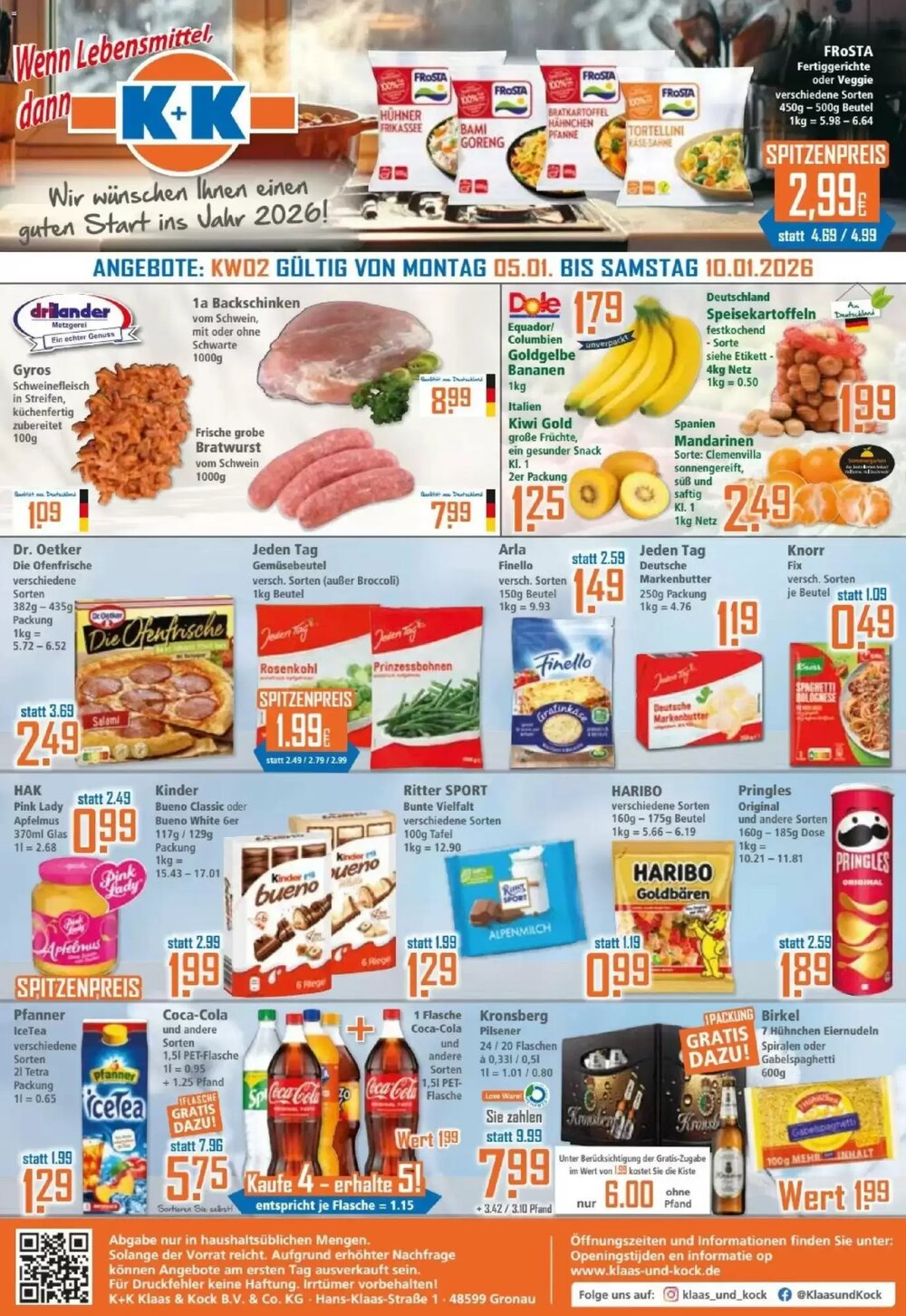 Klaas und Kock Prospekt (ab 05.01.2026) zum Blättern - Seite 1