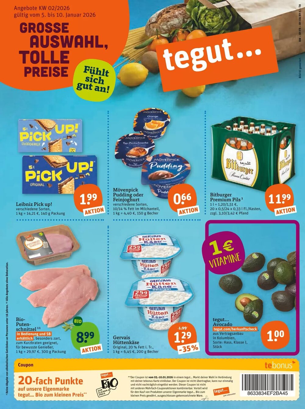 tegut Prospekt (ab 05.01.2026) zum Blättern - Seite 3