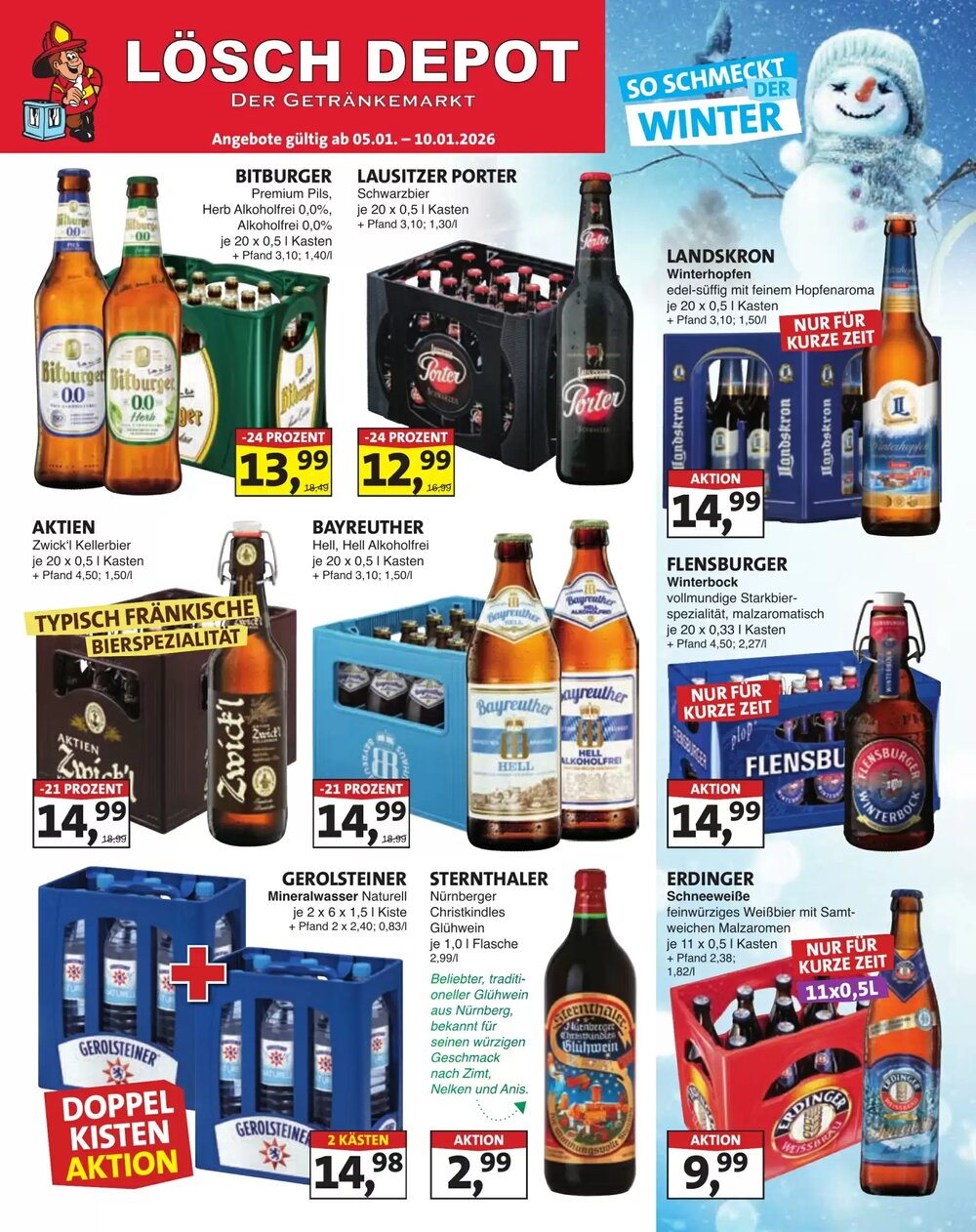 Lösch Depot Prospekt (ab 05.01.2026) zum Blättern - Seite 1