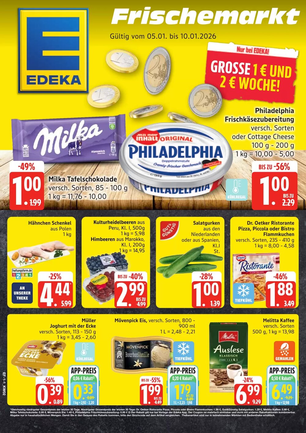 Edeka Frischemarkt Prospekt (ab 05.01.2026) zum Blättern - Seite 1