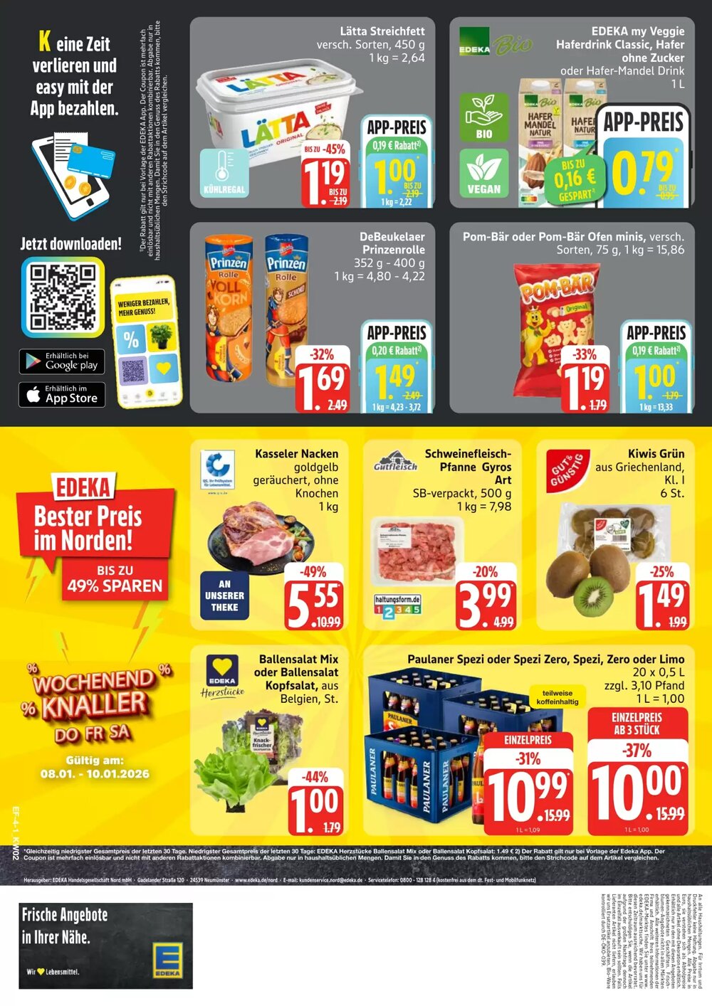 Edeka Frischemarkt Prospekt (ab 05.01.2026) zum Blättern - Seite 4