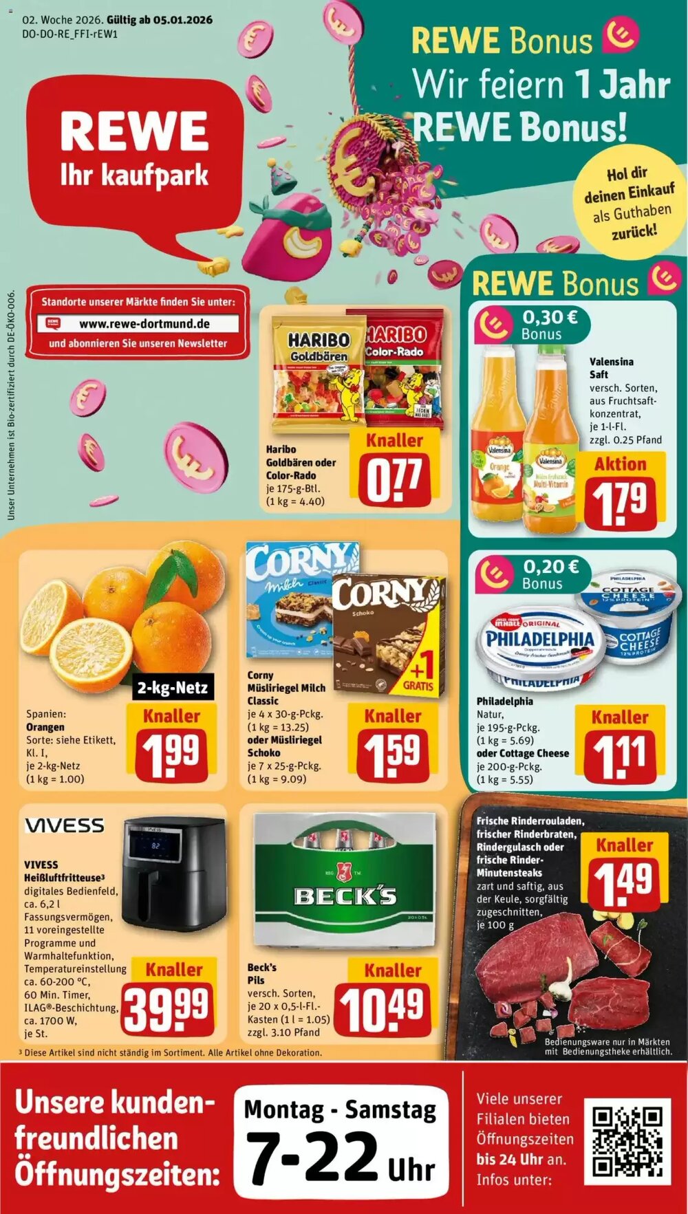 REWE Kaufpark Prospekt (ab 05.01.2026) zum Blättern - Seite 1