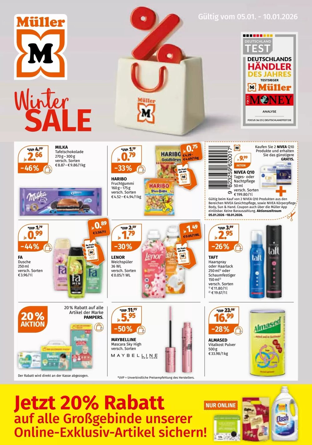 Müller Prospekt (ab 05.01.2026) zum Blättern - Seite 1