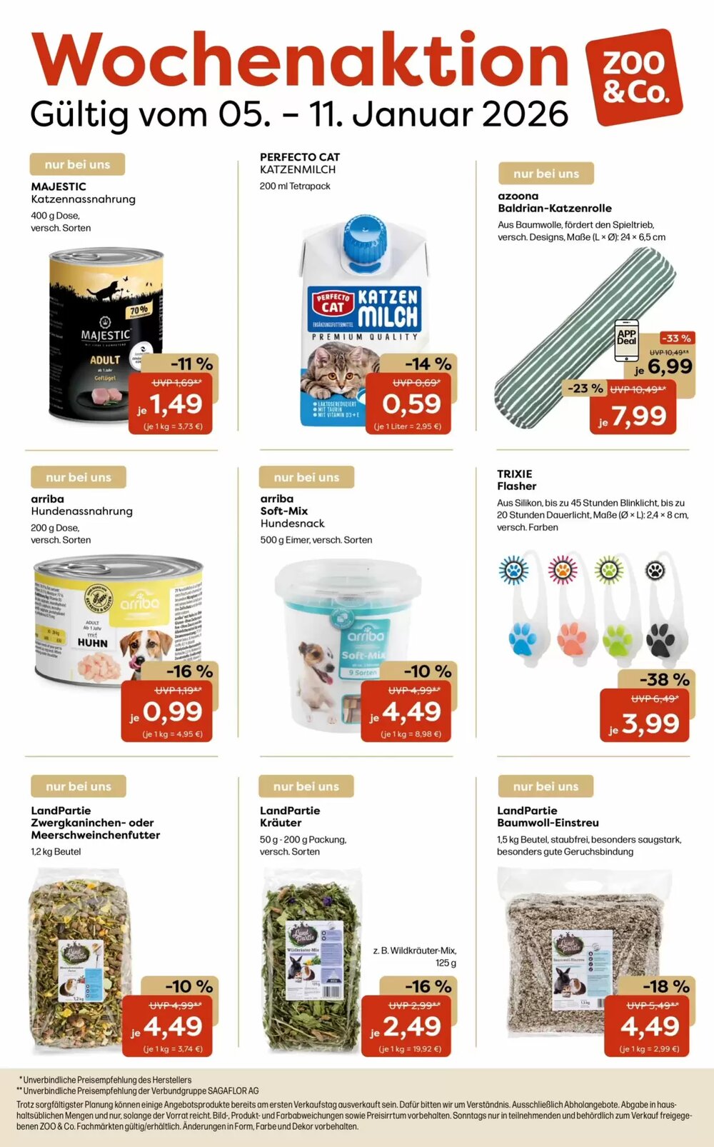 Zoo & Co Prospekt (ab 05.01.2026) zum Blättern - Seite 1