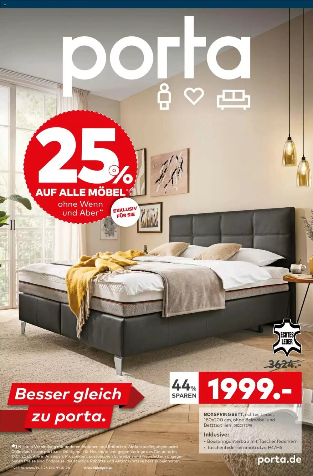 porta Prospekt (ab 05.01.2026) zum Blättern - Seite 1