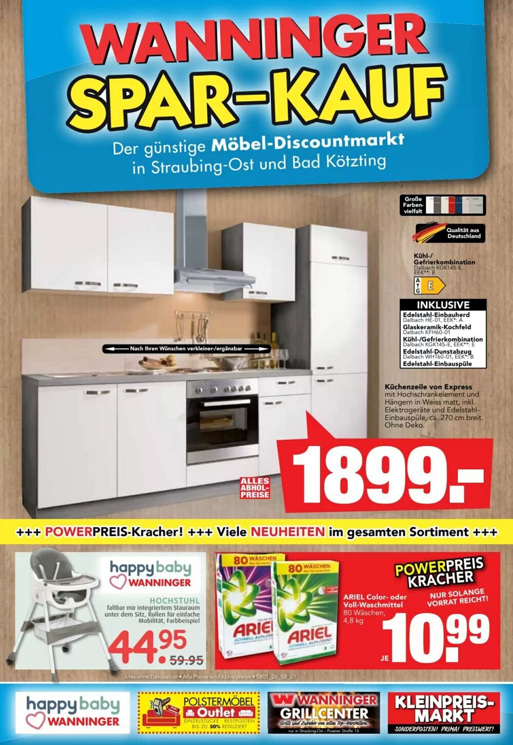 Möbel Wanninger Prospekt (ab 05.01.2026) zum Blättern - Seite 1