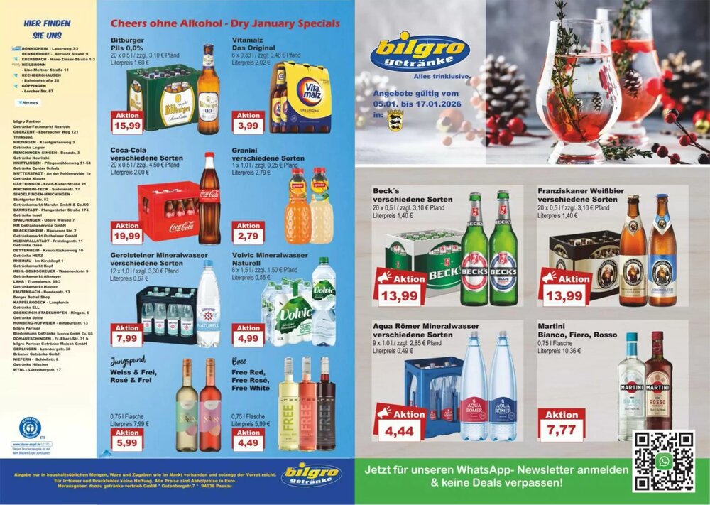Bilgro Prospekt (ab 05.01.2026) zum Blättern - Seite 1
