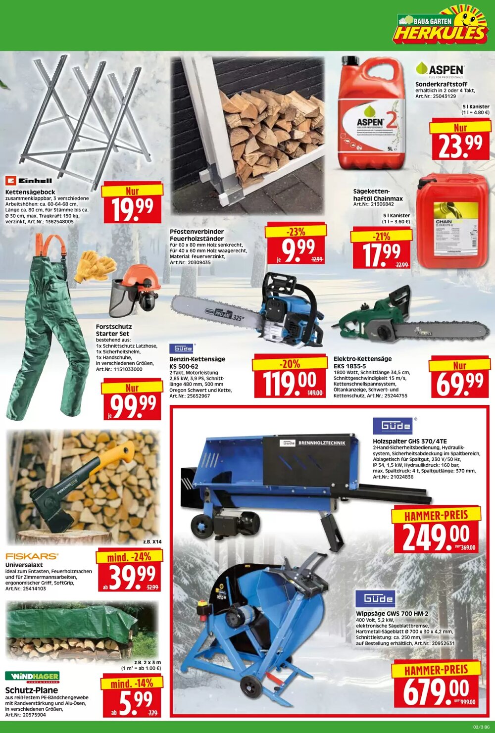 Herkules Baumarkt Prospekt (ab 05.01.2026) zum Blättern - Seite 3