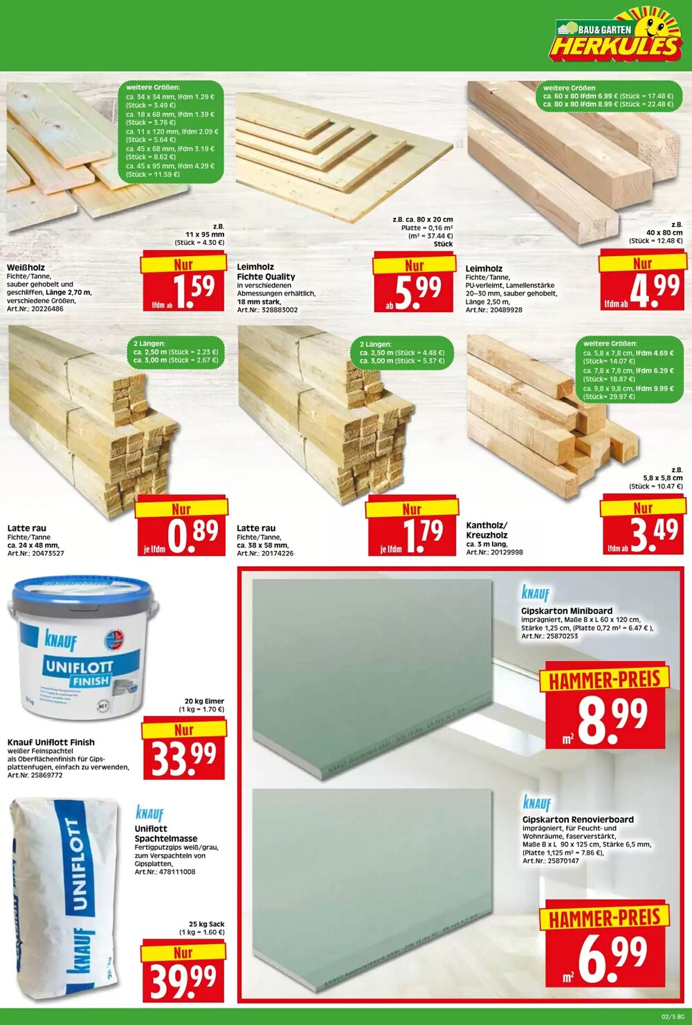Herkules Baumarkt Prospekt (ab 05.01.2026) zum Blättern - Seite 5