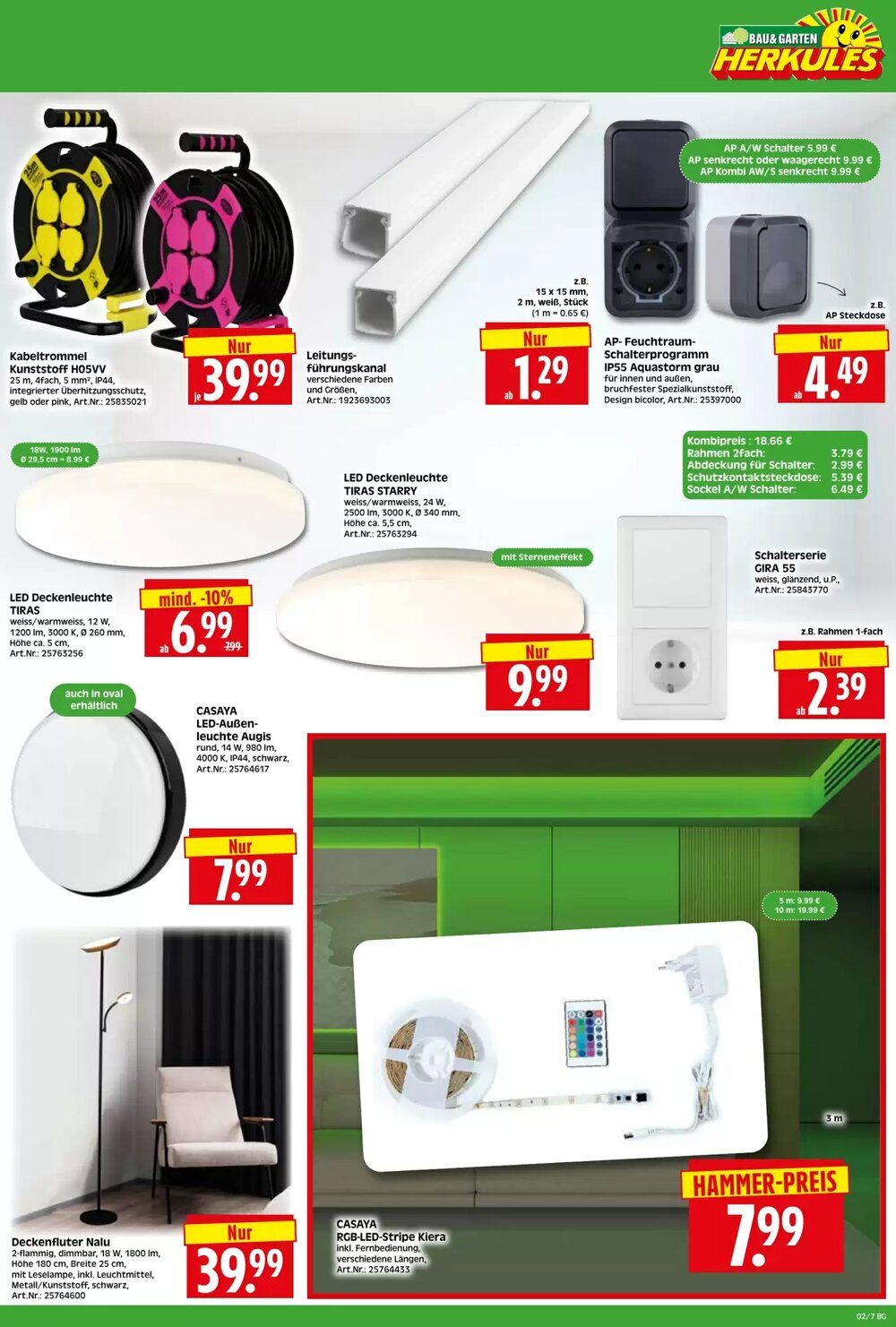 Herkules Baumarkt Prospekt (ab 05.01.2026) zum Blättern - Seite 7