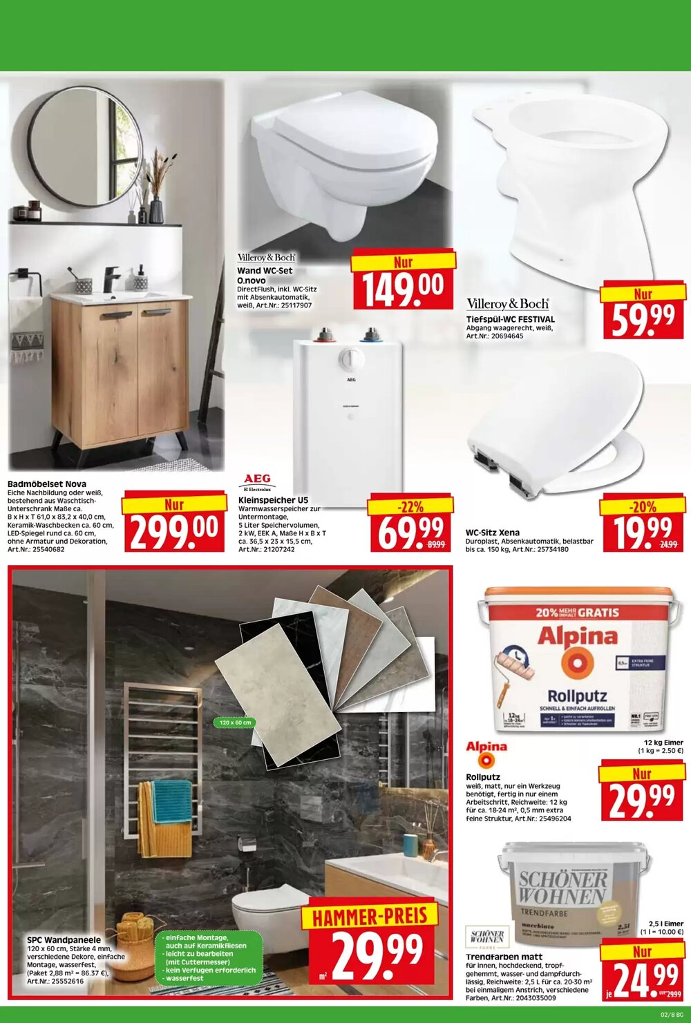 Herkules Baumarkt Prospekt (ab 05.01.2026) zum Blättern - Seite 8