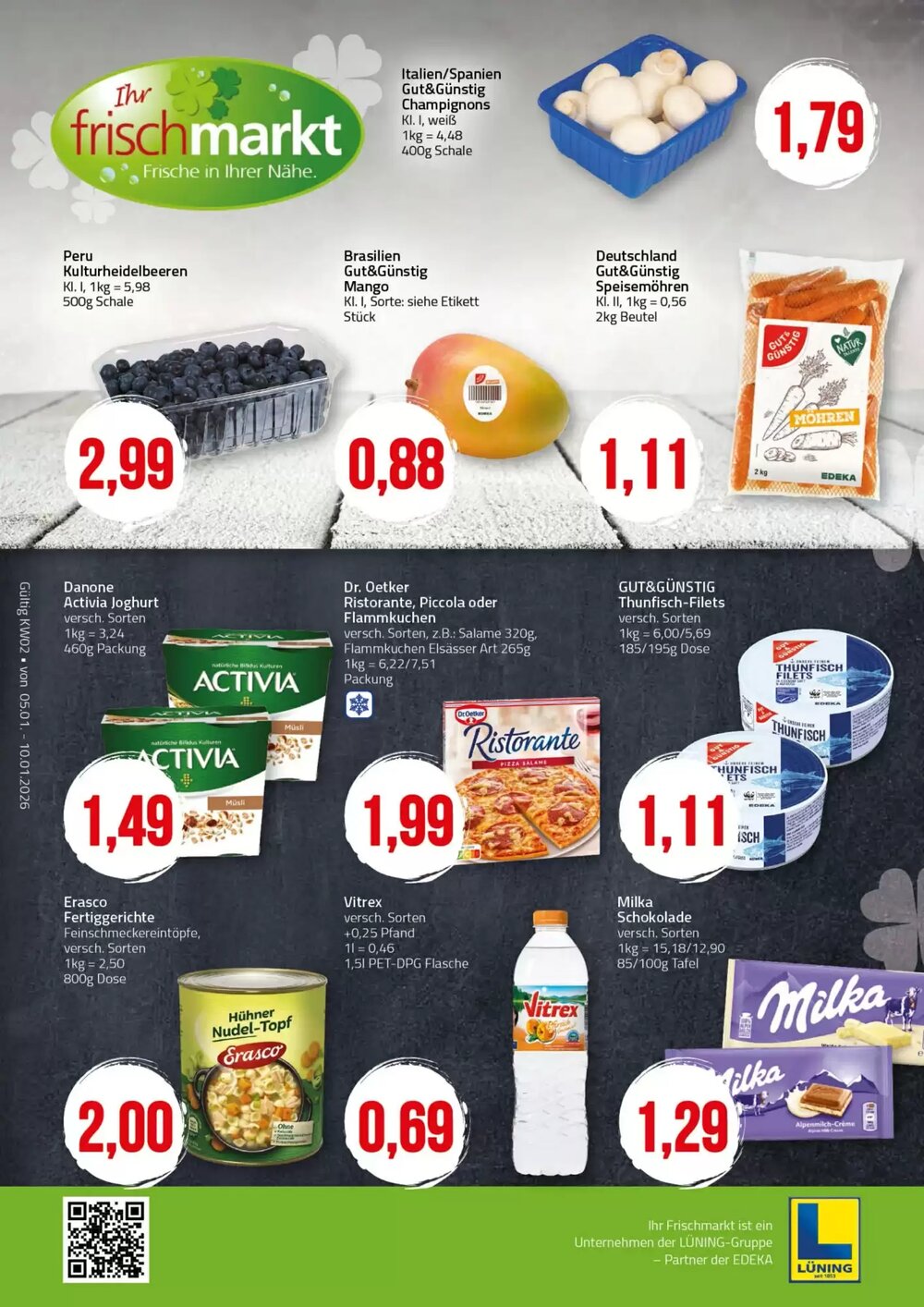 Ihr Frischmarkt Prospekt (ab 05.01.2026) zum Blättern - Seite 1