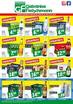 Getränke Fleischmann Prospekt (ab 05.01.2026) zum Blättern - Seite 1